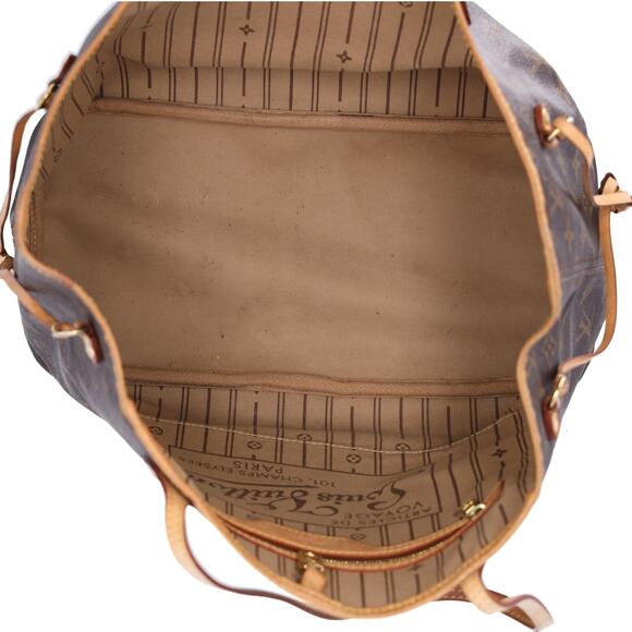 Louis Vuitton Neverfull MM Monogram Tote Bag M40156 Canvas - Picture 6 of 8